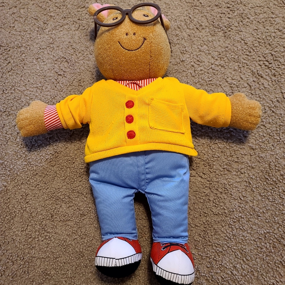 1996 Hasbro, Playskol Talking Arthur Plush Toy